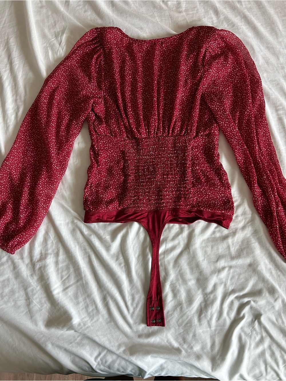Abercrombie & Fitch | V-Neck Long Sleeve Bodysuit - Picture 5 of 7